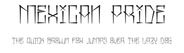 Mexican Pride by Aspek hndz — Script Handwritten Font