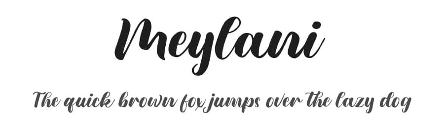 Meylani by FatmaStudio — Script Handwritten Font