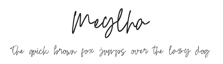 Meylha by Rudhi Sasmito — Script Handwritten Font