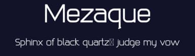 Mezaque by Miracledsign — Sans Serif Font — thumbnail 2