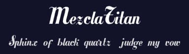 MezclaTitan by Intellecta Design — Script Handwritten Font — thumbnail 2