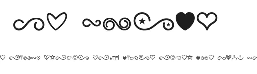 MF Dings 3 by Misti's Fonts — Dingbats Font