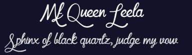 Mf Queen Leela by Misti's Fonts — Script Handwritten Font — thumbnail 2