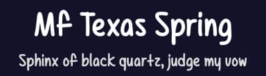Mf Texas Spring by Misti's Fonts — Script Handwritten Font — thumbnail 2