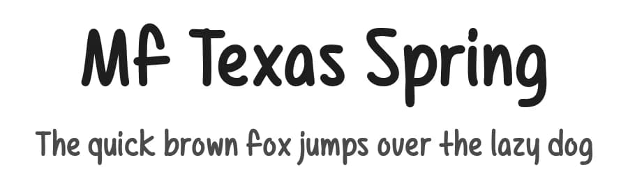 Mf Texas Spring by Misti's Fonts — Script Handwritten Font