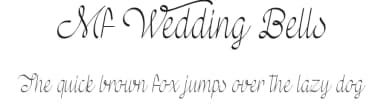 Mf Wedding Bells by Misti's Fonts — Script Handwritten Font — thumbnail 1