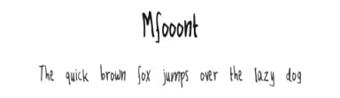 Mfooont by Natasha Garritsen — Script Handwritten Font — thumbnail 1
