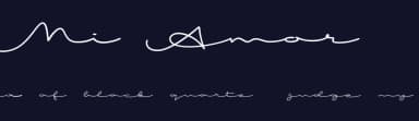 Mi Amor by Roland Huse Design — Script Handwritten Font — thumbnail 2