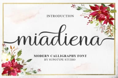 Miadiena Font by supotype — Script Handwritten Font — thumbnail 1