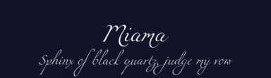 Miama by fuex — Script Handwritten Font — thumbnail 2