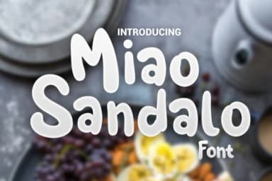 Miao Sandalo Font by adevio27 — Script Handwritten Font — thumbnail 1