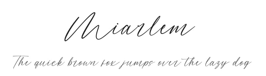 Miarlem by Pen Culture — Script Handwritten Font — preview 1