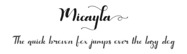 Micayla by PutraCetol Studio — Script Handwritten Font — thumbnail 1