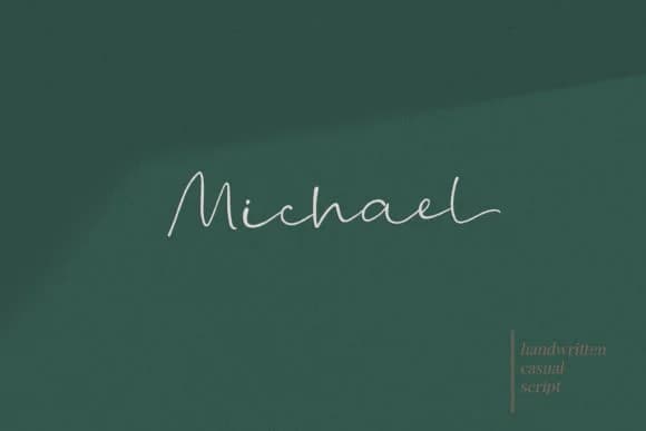 Michael Font by Primafox Design — Script Handwritten Font