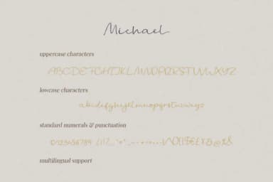 Michael Font by Primafox Design — Script Handwritten Font — thumbnail 3