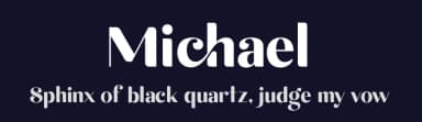 Michael by Sensatype Studio — Sans Serif Font — thumbnail 2