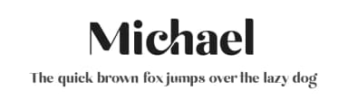 Michael by Sensatype Studio — Sans Serif Font — thumbnail 1