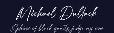 Michael Dullack by Letterena Studios — Script Handwritten Font — thumbnail 2