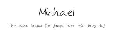 Michael by PlayTrumpet — Script Handwritten Font — thumbnail 1