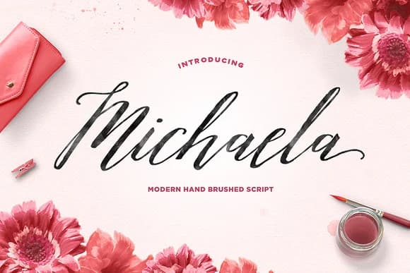 Michaela Script Font by Dhan Studio — Script Handwritten Font — preview 1