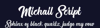 Michail Script by Debut Studio — Script Handwritten Font — thumbnail 2