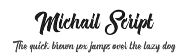 Michail Script by Debut Studio — Script Handwritten Font — thumbnail 1
