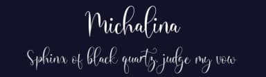 Michalina by NanaNissa — Script Handwritten Font — thumbnail 2