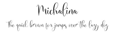 Michalina by NanaNissa — Script Handwritten Font — thumbnail 1