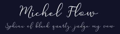 Michel Flow by Greatbleast . — Script Handwritten Font — thumbnail 2