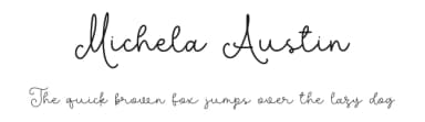 Michela Austin by Abo Daniel Studio — Script Handwritten Font — thumbnail 1