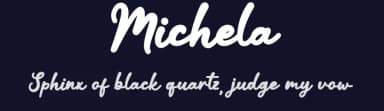 Michela by Nirmala Creative — Script Handwritten Font — thumbnail 2