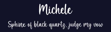 Michele by Graphix Line Studio — Script Handwritten Font — thumbnail 2