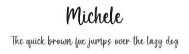 Michele by Graphix Line Studio — Script Handwritten Font — thumbnail 1