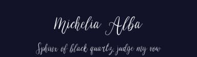 Michelia Alba by Eko Samp — Script Handwritten Font — thumbnail 2