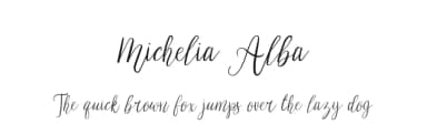 Michelia Alba by Eko Samp — Script Handwritten Font — thumbnail 1