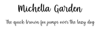 Michella Garden by Nirmala Creative — Script Handwritten Font — thumbnail 1