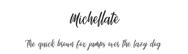 Michellate by Cupcake Std — Script Handwritten Font