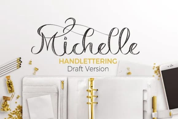 Michelle Script Font by Debut Studio — Script Handwritten Font