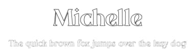 Michelle by Sansakerta — Serif Font — thumbnail 1