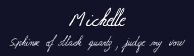 Michelle by philing.net — Script Handwritten Font — thumbnail 2