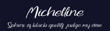 Michelline by Jehoo Creative — Script Handwritten Font — thumbnail 2