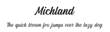 Michland by Hendra Pratama — Script Handwritten Font — thumbnail 1