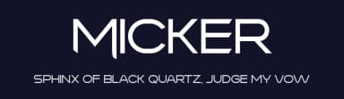 Micker by Khurasan — Sans Serif Font — thumbnail 2