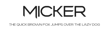 Micker by Khurasan — Sans Serif Font — thumbnail 1