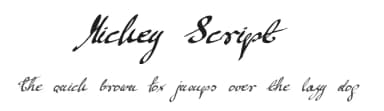 Mickey Script by Aga Silva — Script Handwritten Font — thumbnail 1