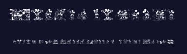 Mickey Vintage by Ding Bang — Dingbats Font — thumbnail 2