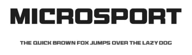 Microsport by Namara Creative — Sans Serif Font — thumbnail 1