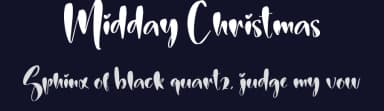 Midday Christmas by Scratchones — Script Handwritten Font — thumbnail 2