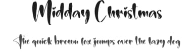 Midday Christmas by Scratchones — Script Handwritten Font — thumbnail 1