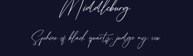 Middleburg by Mayofont — Script Handwritten Font — thumbnail 2